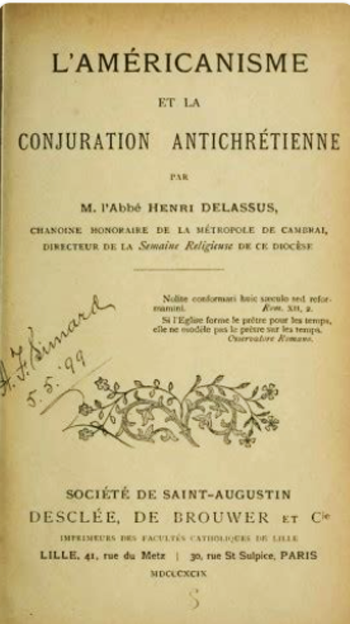 L'Americanism et la Conjuration Antichretienne