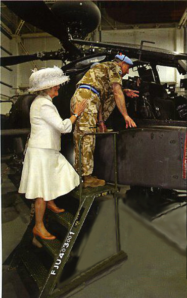 Camilla helps Charles