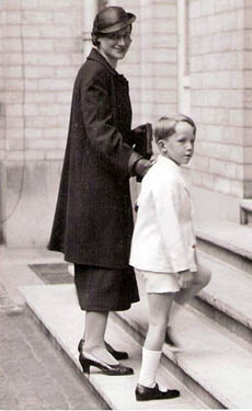 Queen Astrid, Prince Badouin 1930s