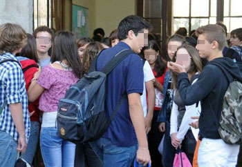 Students in Italy