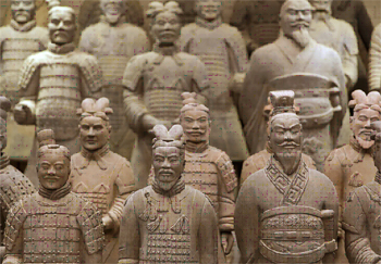 terracotta soldiers