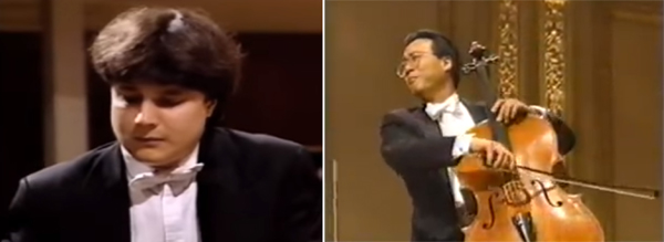 Alexei Sultanov and Yo Yo Ma in formal attire