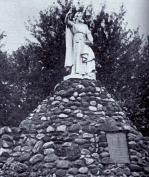 Statue of Fr. Isaac Jogues at Auriesville