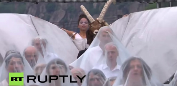 Gotthard tunnel opening