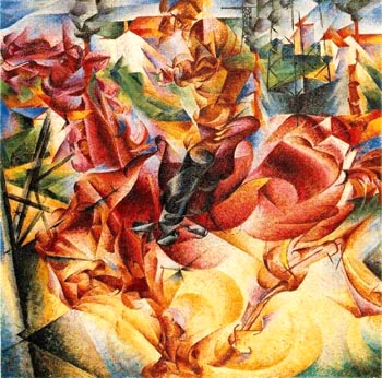 Elasticity- a futurist work by Umberto Boccioni