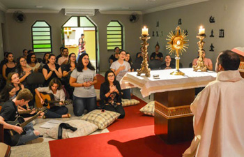 Adoration in Lins, Sao Paulo, Brazil