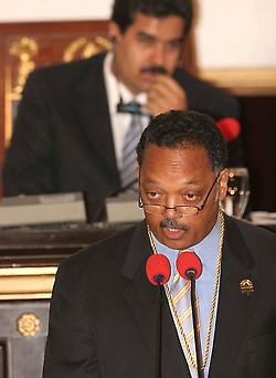 Jesse Jackson addresses the Venezuela Parliament