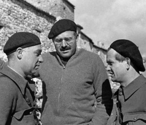 Ernest Hemingway during the Spanish Civil War