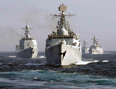 Chinese warships