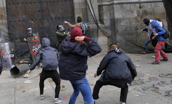 Colombia street violence