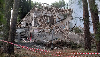 House destroyed in Iran's atackt