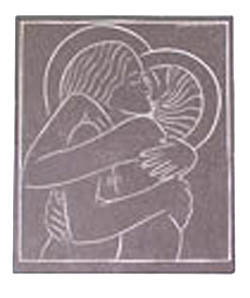 naked saints embracing