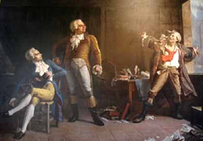 Robespierre, Danton, and Marat