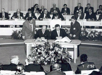 Masstricht treaty signing