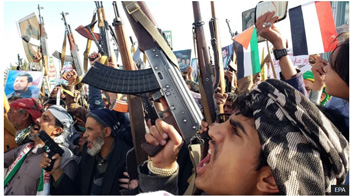 Houthi protest in Sanaa