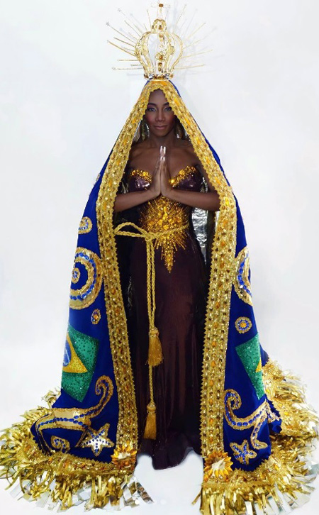 Transgender mocks Our Lady Aparecida