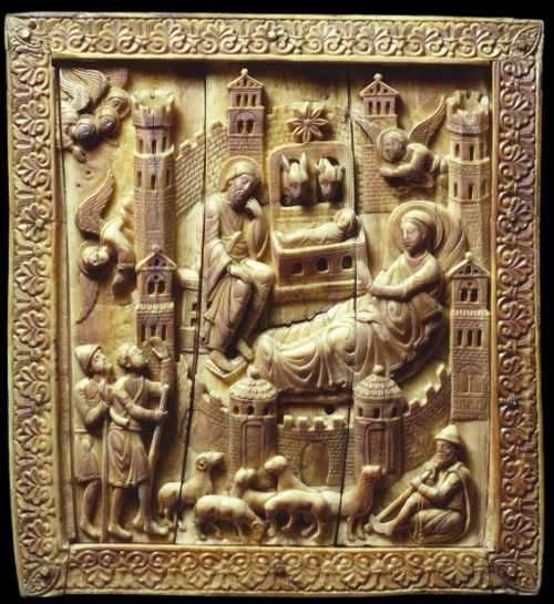 Nativity Scene in ivory