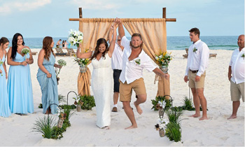 Beach wedding