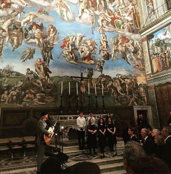 Rock in Sistine Chapel 01