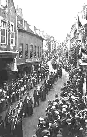 A university provost ceremony in England