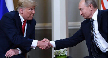 Trump Putin handshake