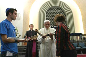 Benedict in the Synagogue of Cologne