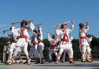 romanian Whitsun day dance