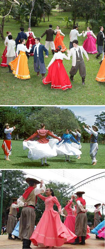 Brazilian gaucho dancers