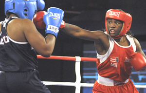 Women boxing at the olympics