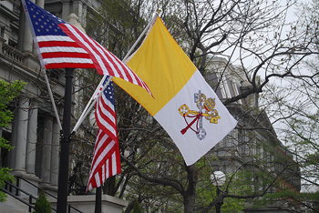 Papal Flag White House